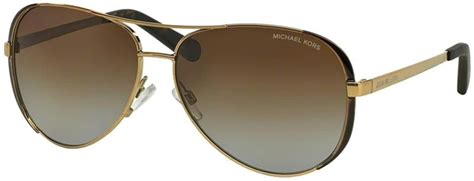 Michael Kors MK5004 Chelsea Aviator Polarized Sunglasses 